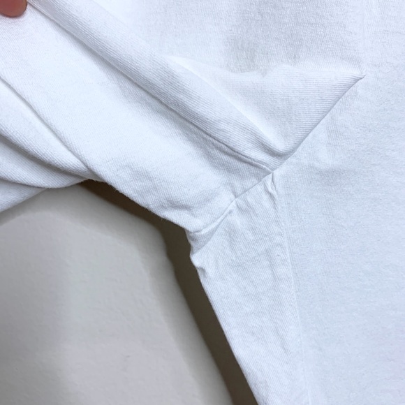 Frank & Eileen Heritage Jersey Tank Jumpsuit (Sz S) Drawstring Cropped White - Picture 7 of 12